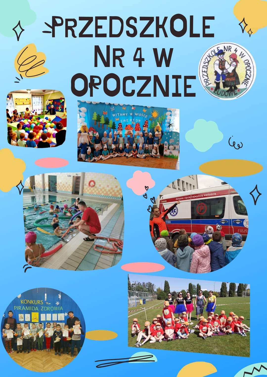 plakat informacyjny promujący przedszkole